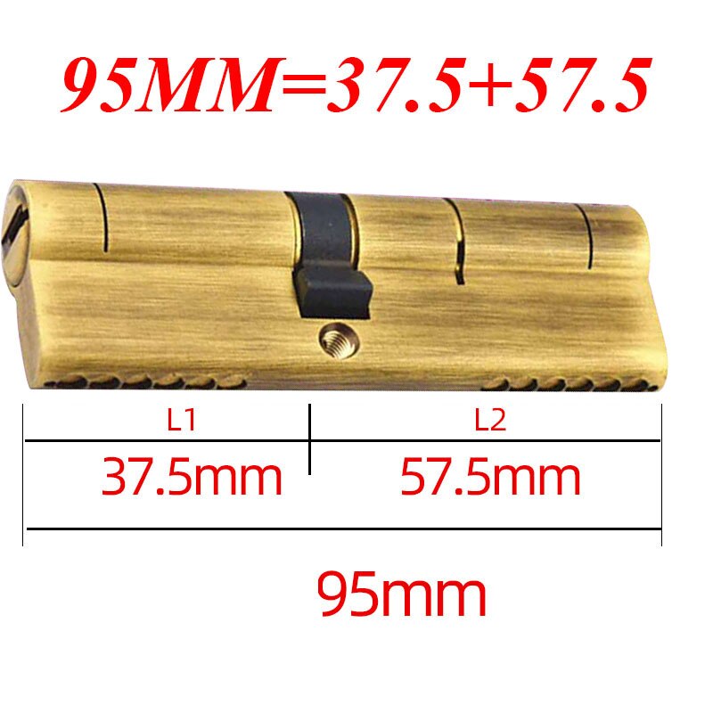 European standard cylinder lock cylinder door lock key lock anti-theft door lock entry door cylinder lock outdoor door lock - KiwisLove