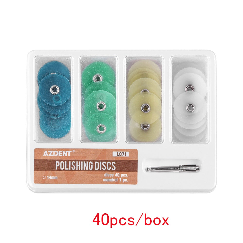 Azdent Dental Polishing Discs Gross Reduction Contouring Mandrel Stripes Set Materials Teeth Whitening - KiwisLove