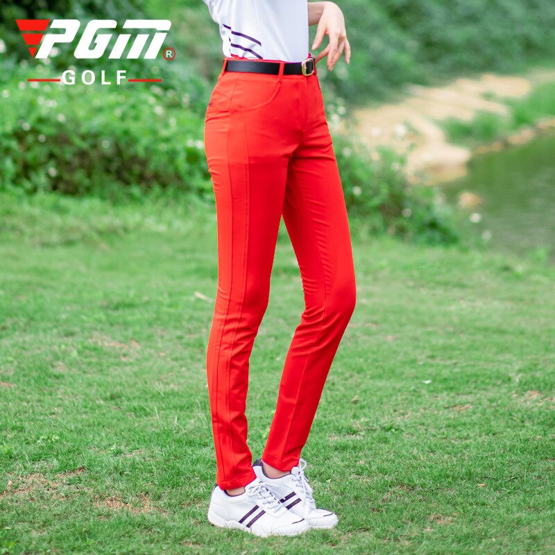 PGM Women Golf Pant Summer Spring Golf/Tennis Pants High Elastic Ladies Trouser Breathable Slim Quick Dry Pants XS-XL KUZ069 - KiwisLove