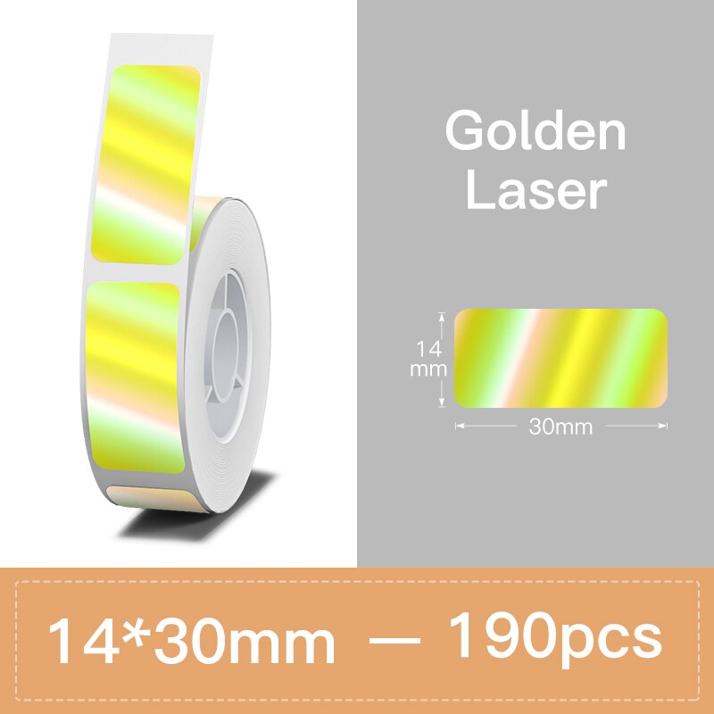 Niimbot B18 Thermal Transfer Printer PET Label Paper Keep 8-10 Years Colorful Carbon Ribbon For Thermal Portable Label Maker - KiwisLove