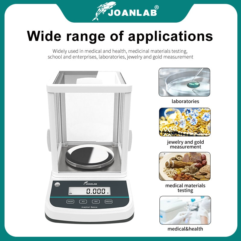 Digital Analytical Balance Laboratory Scales Microbalance Electronic Precision Balance Scale 200g 300g Range 0.001g Resolution - KiwisLove