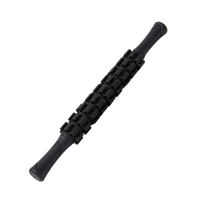9-Wheel Anti Cellulite Massager Stick Trigger Point Stick Body Foot Face Leg Slimming Massage Yoga Gym Muscle Roller Sticks - KiwisLove