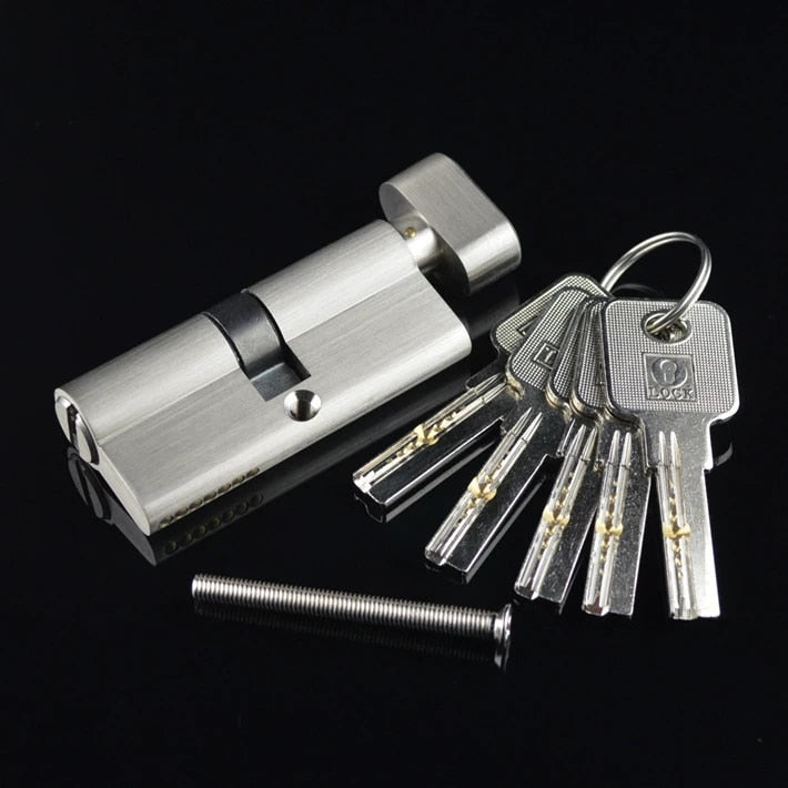 Door lock Lock cylinder,Cylinder Lock outdoor door lock,Entrance lock,  Cylinder door lock 5 keys Lock core DOOR LOCK - KiwisLove