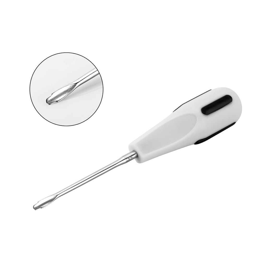 8pcs/Set Stainless Steel Dental Luxating Lift Curved Root Elevator Dentistry Surgical Screwdriver - KiwisLove
