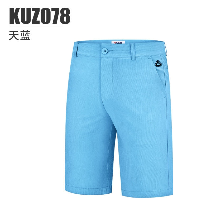 PGM Men Golf Shorts Summer Solid Refreshing Breathable Pants Comfortable Cotton Casual Clothing Sports Wear Gym Suit KUZ078 - KiwisLove