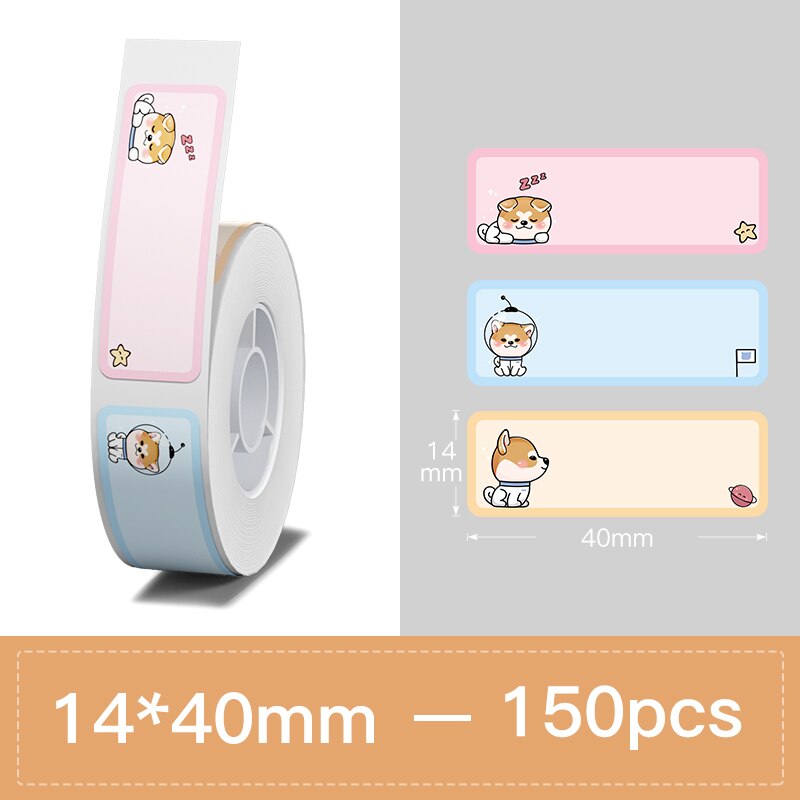 Niimbot B18 Thermal Transfer Printer PET Label Paper Keep 8-10 Years Colorful Carbon Ribbon For Thermal Portable Label Maker - KiwisLove