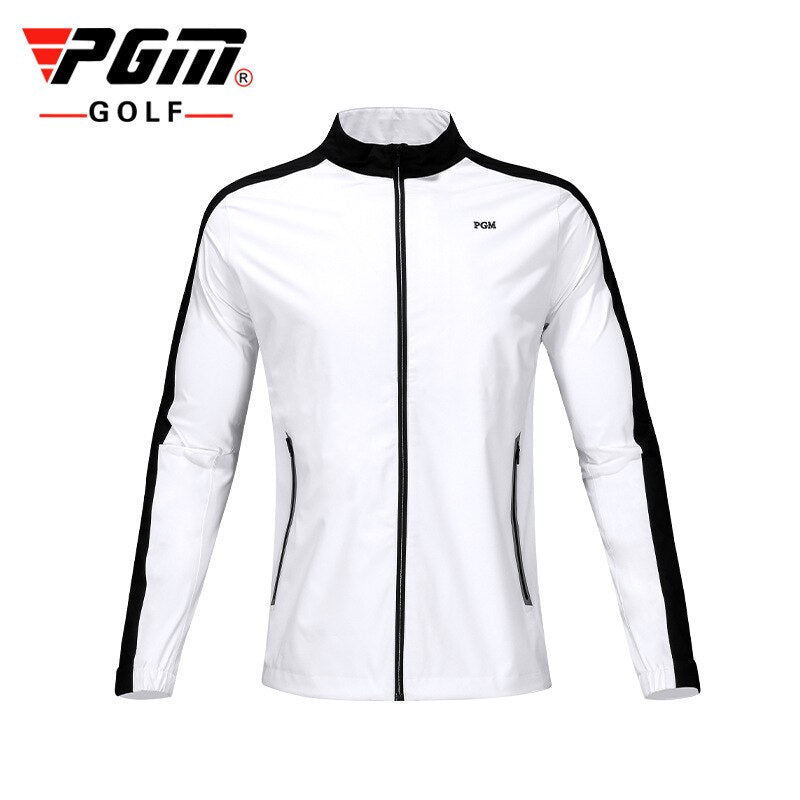 PGM Golf Jacket Mens Golf Clothing Long Sleeve Zipper Outdoor Sport Wear Autumn Winter Windbreaker Jackets YF387 - KiwisLove