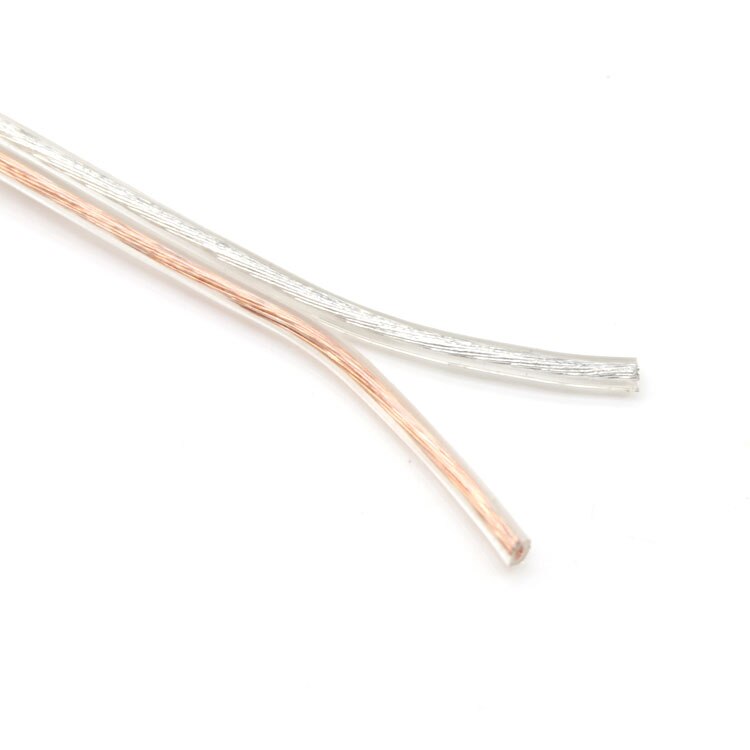 5M UL2468 Electric Copper Wire 2Pins PVC Insulated 28 26 24 22 20 18 16AWG Double Cores LED Lamp Cable Black Red White - KiwisLove