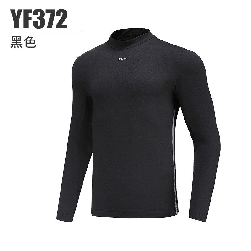 PGM Golf Shirts Men Slim Undershirt Autumn Winter Warm Long Sleeves Polo T-Shirt Sports Suit Gym Clothing Inner Outerwear YF372 - KiwisLove