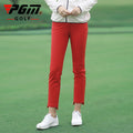 PGM Golf Women&#39;s Pants Autumn Sports Pants Comfortable Slim Thin Pants  Womens Golf Clothing Cropped Trousers KUZ094 - KiwisLove