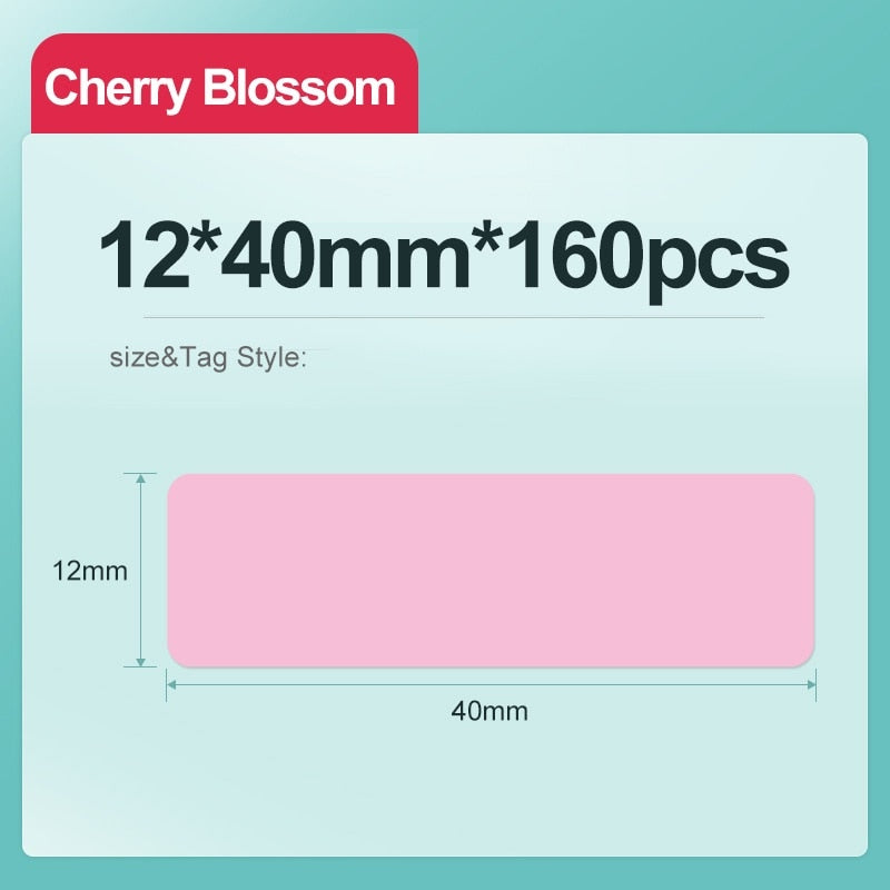 Niimbot D11 D110 D101 Mini Thermal Label Printer Paper Waterproof Anti-Oil Printing Label No Glue Scratch-Resistant Tape Sticker - KiwisLove