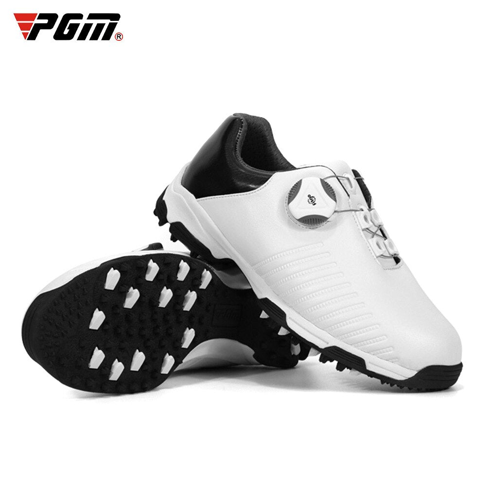 PGM kids Boys Golf Shoes Waterproof Anti-slip Light Weight Soft and Breathable Universal Outdoor Children&#39;s Sports Shoes XZ155 - KiwisLove