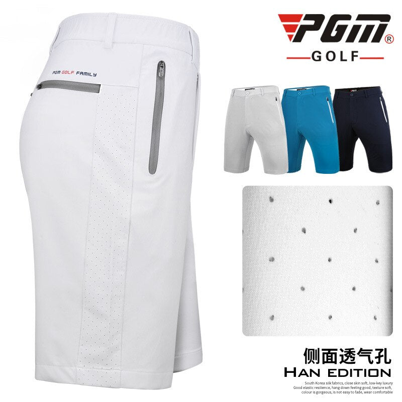 PGM Men&#39;s Golf Shorts Summer Breathable Shorts Man High Elastic Fit-drying Short Pants Comfortable Golf Clothing XXS-XXXL KUZ057 - KiwisLove