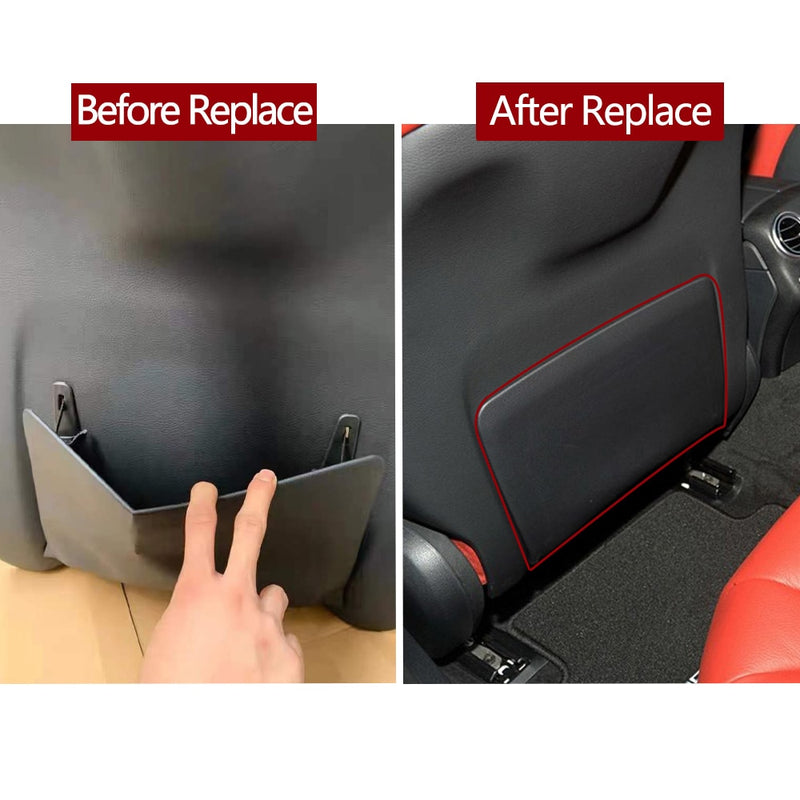 Interior Car Seat Backrest Leather Storage Pack Cover Replacement For BENZ W205 W213 W253 W257 C200 C300 E300 E320 GLC200 GLC260 - KiwisLove