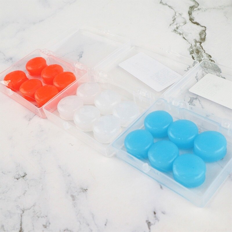 6PCS Earplugs Protective Ear Plugs Silicone Soft Waterproof Anti-noise Earbud Protector Swimming Showering Water Sports - KiwisLove