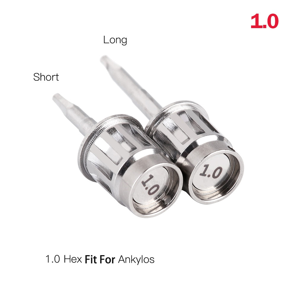 Azdent  Dental Implant Torque Wrench Ratchet Dentistry Screwdriver Tools Long &amp; Short - KiwisLove