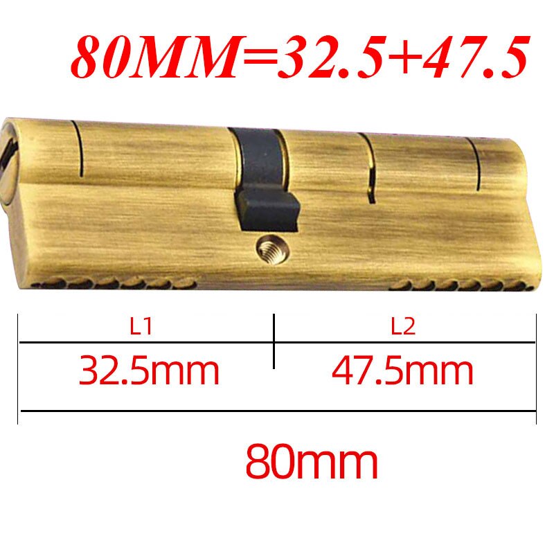 European standard cylinder lock cylinder door lock key lock anti-theft door lock entry door cylinder lock outdoor door lock - KiwisLove