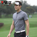 PGM Men&#39;s Short Sleeve Golf T-Shirt Summer Striped Print Sport Tshirt Polo Shirt Quick Drying Golf Clothing Sportswear YF245 - KiwisLove