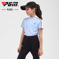 PGM Golf Apparel Summer Short-sleeved T-shirt Sports Wear Quick-drying Girl Jersey Digital Breathable Mesh Clothing Tops YF410 - KiwisLove