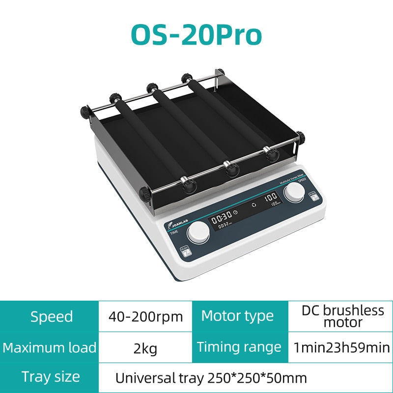 JOANLAB LCD Display Shaker Lab Multi-purpose Horizontal Swing Speed Oscillator Lab Adjustable Speed Laboratory Orbital Shaker - KiwisLove