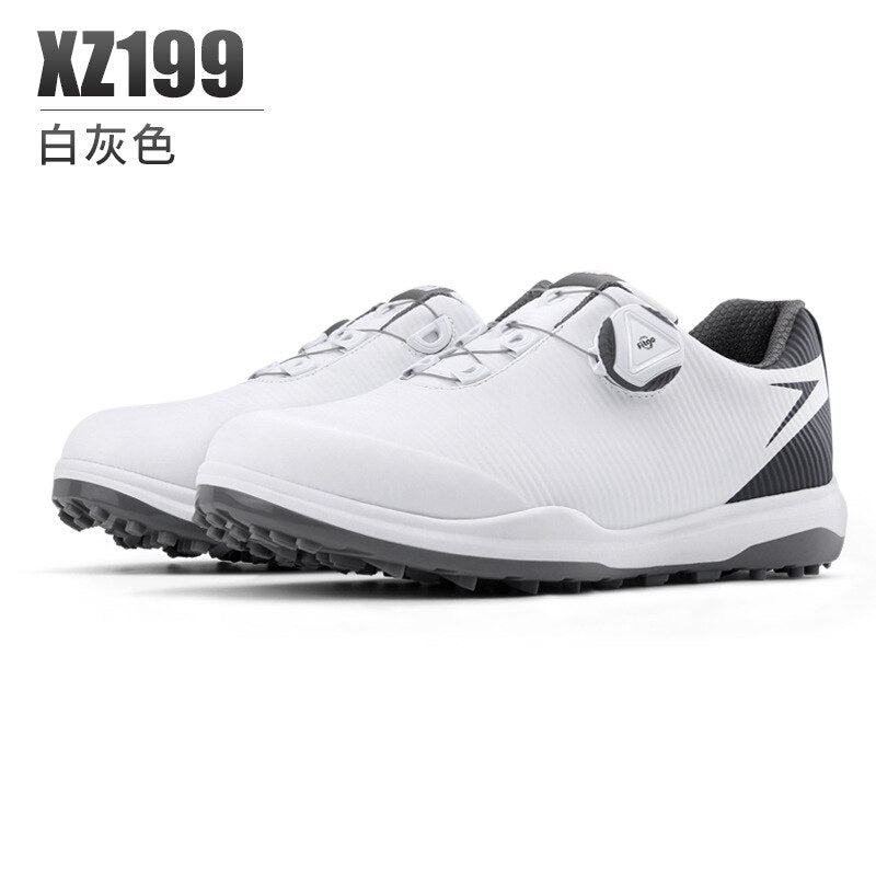 PGM Women Golf Shoes Waterproof Anti-side Sliding Nail Spin Buckle Soft Microfiber Leather Casual Sport Gym Sneakers XZ199 - KiwisLove