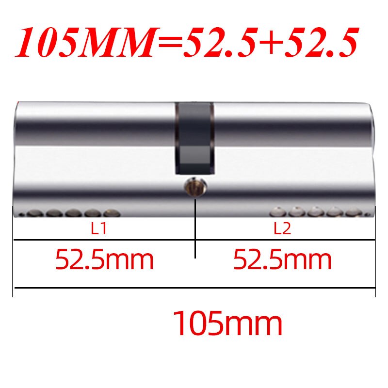 European standard cylinder lock cylinder door lock anti-theft door lock entry door cylinder lock outdoor door lock key lock - KiwisLove