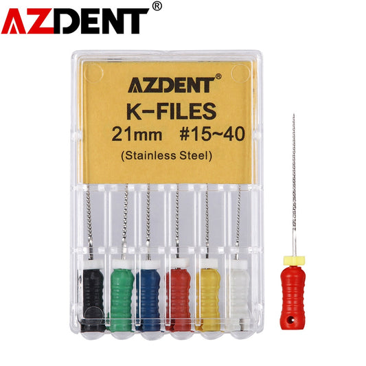 21mm/25mm K-Flies Stainless Steel Dental  Endodontic Root Canal Hand Use File - KiwisLove