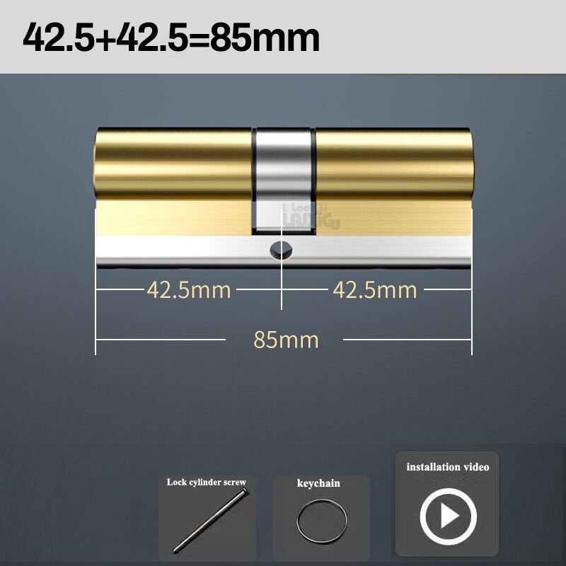 European standard lock cylinders Outdoor door locks,cylinder locks for entry doors, Cylinder door lock cylinder 8 keys lock core - KiwisLove