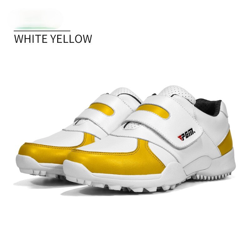 PGM Children Girls Boys Golf Shoes Anti-skid Leather Outdoor Kids Sneakers Sports Shoes XZ054 - KiwisLove