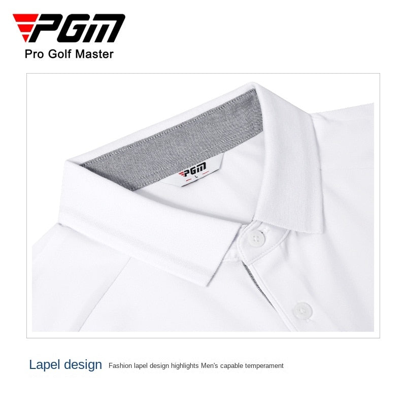 PGM Summer Men&#39;s Golf Shirts Quick-Dry Breathable Short Sleeve Tops Outdoor Sports Sweat Absorbent Golf Wear Casual M-XXL YF460 - KiwisLove