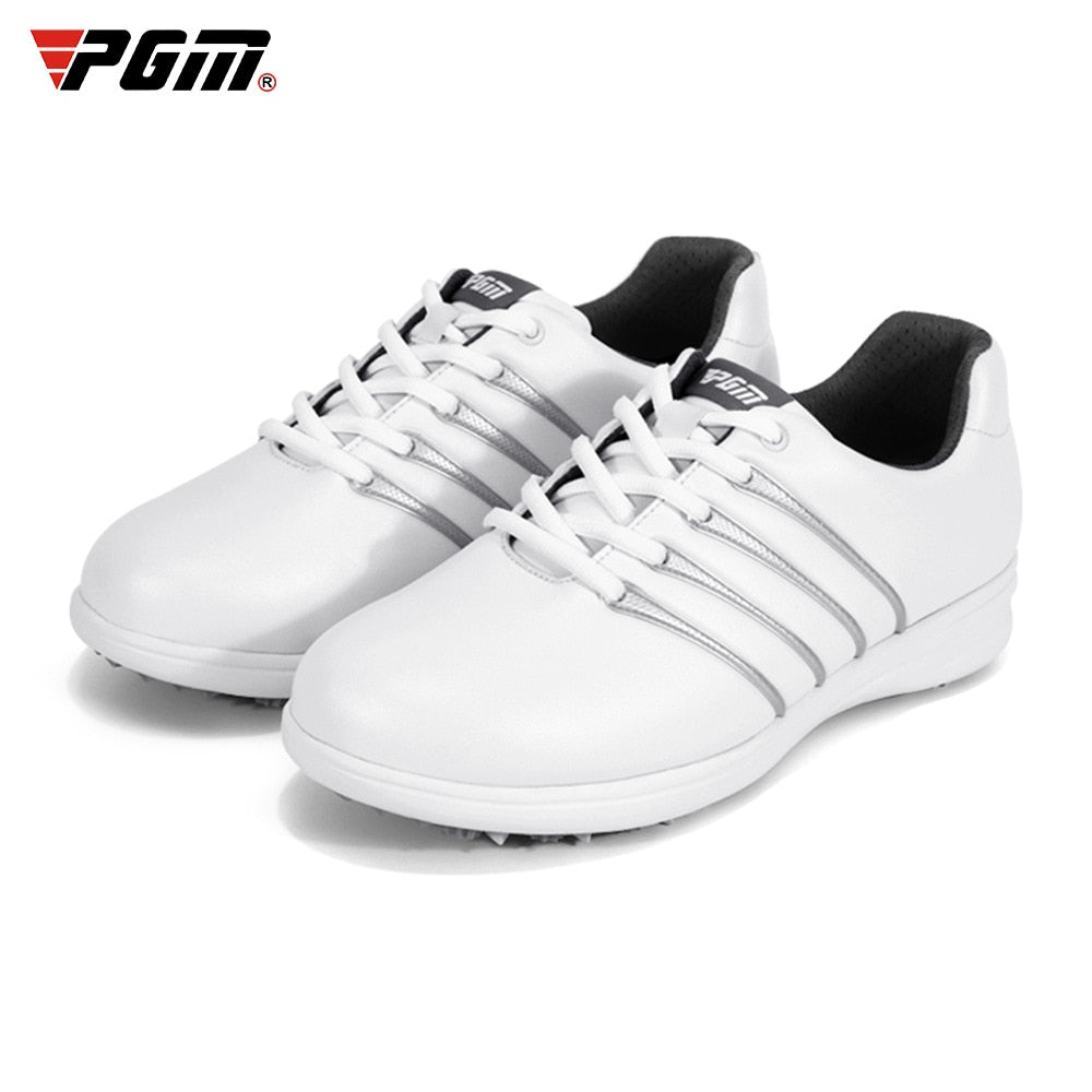 PGM Golf Shoes Women&#39;s Waterproof Hidden Heel Sport ShoesBreathable Non-Slip Trainers Shoes XZ157 - KiwisLove