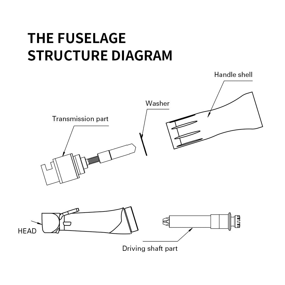 20:1 AZDENT Dental Implant Reduction Contra Angle Handpiece Button Type Chuck Extemal Irrigation System Max Torque 55Ncm - KiwisLove