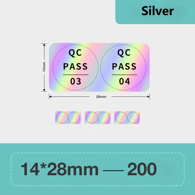 Niimbot B18 Thermal Transfer Printer PET Label Paper Keep 8-10 Years Colorful Carbon Ribbon For Thermal Portable Label Maker - KiwisLove