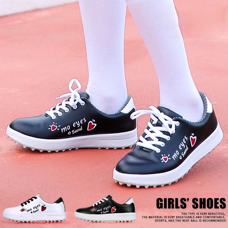 PGM kids sneakers Waterproof Golf Shoes Girls Light Weight Soft and Breathable Universal Outdoor Camping Sports Shoes XZ121 - KiwisLove