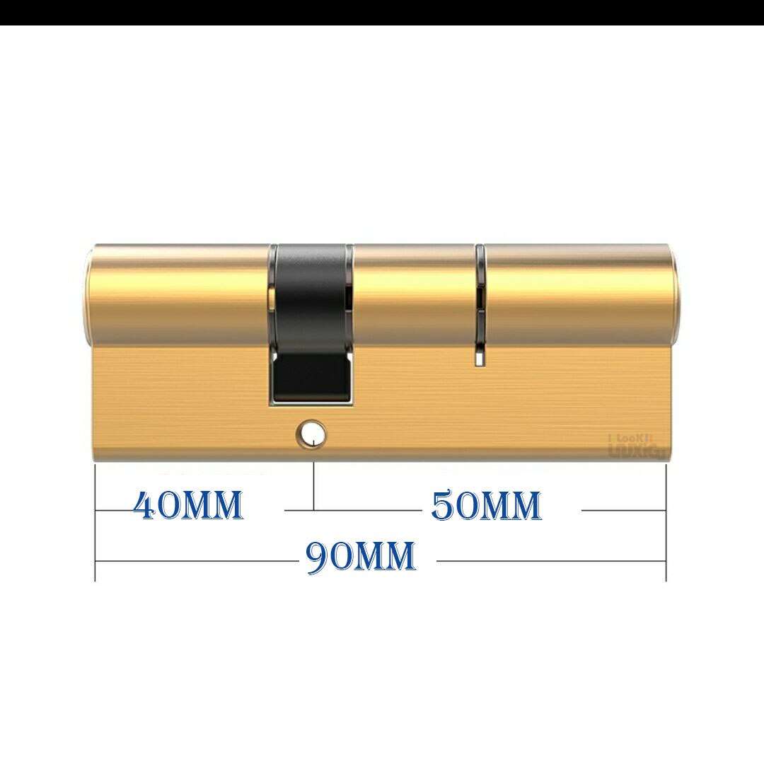 Common lock cylinders Cylinder lock for entrance door Outdoor door lock Cylinder door lock 7 colorful keys Key lock - KiwisLove