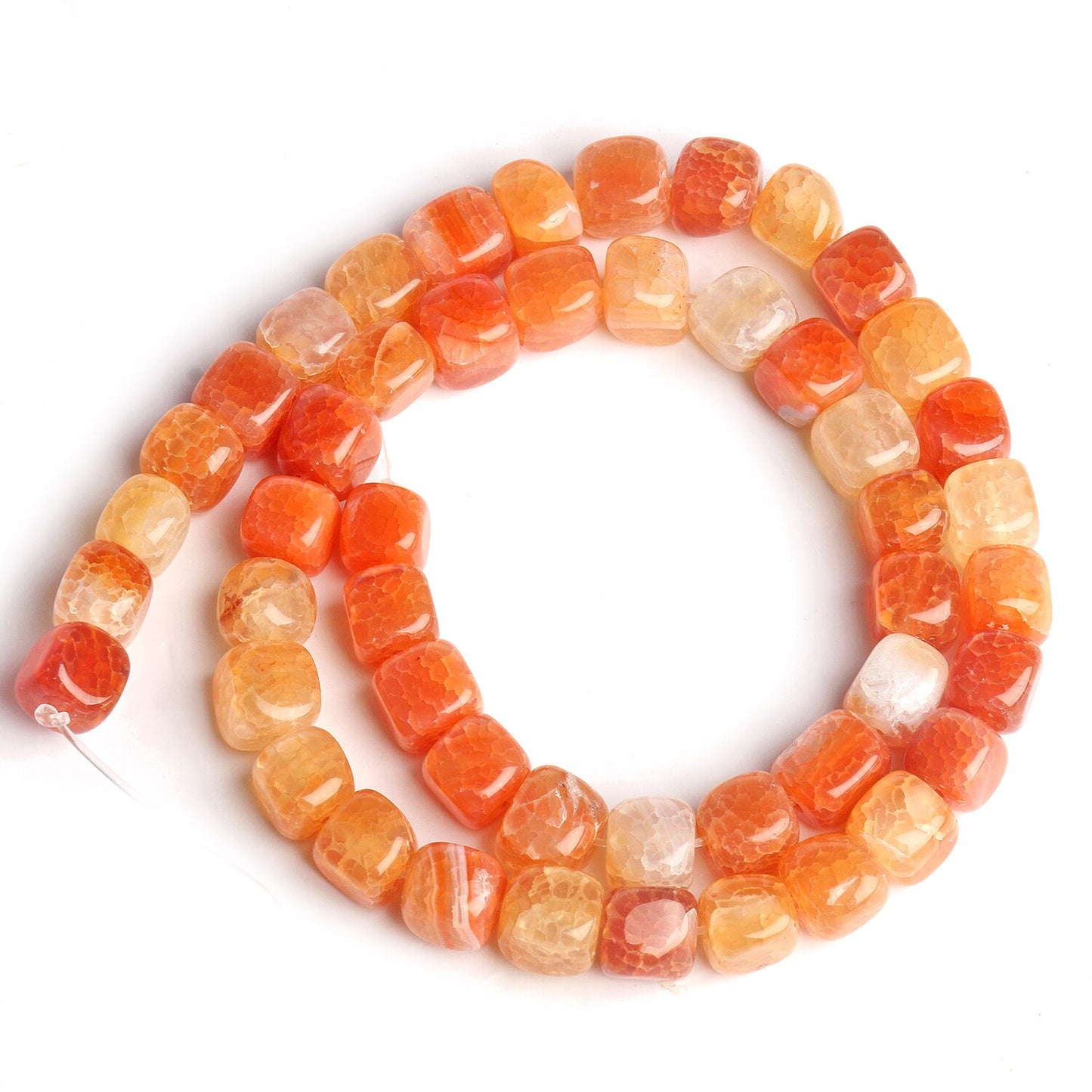 8mm Natural Stone Square Apatite Morganite Agates Tourmaline Aquamarines Loose Spacer Beads for Jewelry Making DIY Bracelet 15&#39;&#39; - KiwisLove