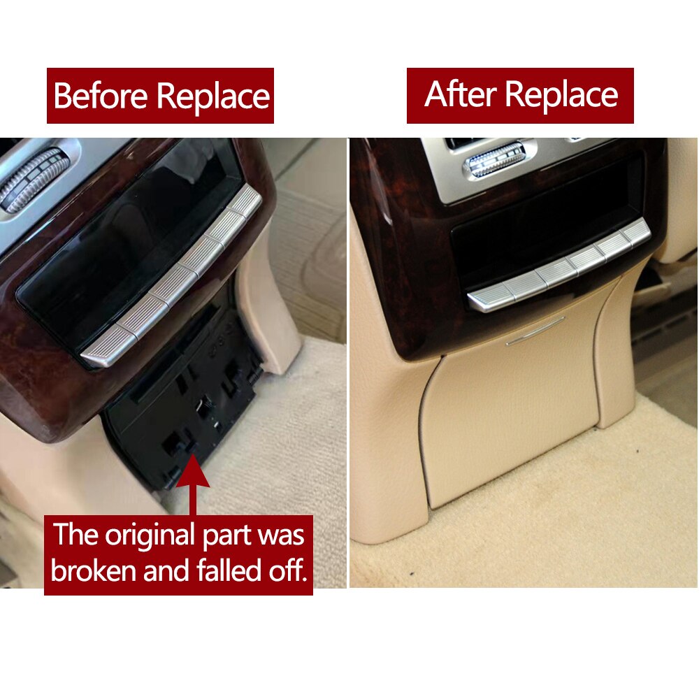 Car Rear Console Cigar Lighter Electrical Power Socket Trim Cover For Mercedes Benz S Class W221 S300 S350 S400 2216801017 - KiwisLove