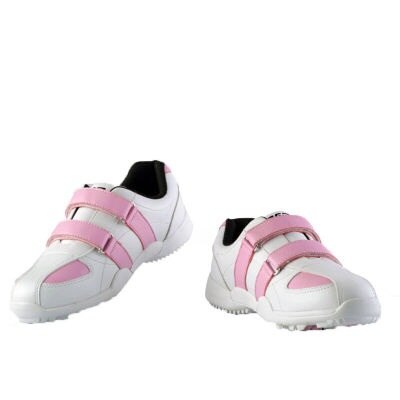 PGM Children Girls Golf Shoes Anti-skid Leather Mesh Outdoor Kids Sneakers Boys Hook Loop Athletics Sports Shoes XZ007 - KiwisLove