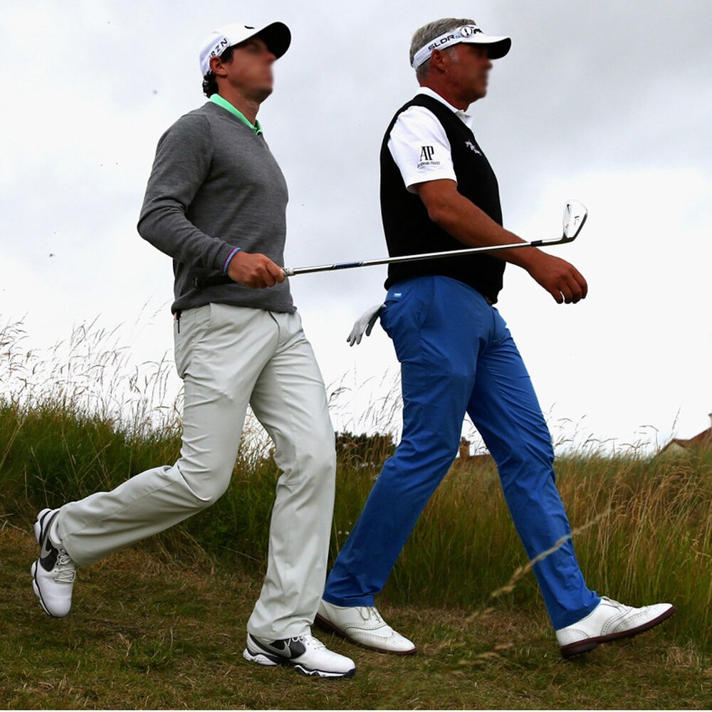 PGM Mens Mid Waist Golf Clubs Pants Golf Trousers For Men Autumn Winter Warm Thiken Pants Plus Size  Sports Apparel KUZ007 - KiwisLove