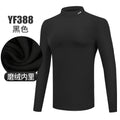 PGM Men&#39;s Golf Shirt Autumn Winter Sports Apparel Thermal Sweater Shirt For Men O-Neck Golf Sportswear Leisure T Shirt YF388 - KiwisLove