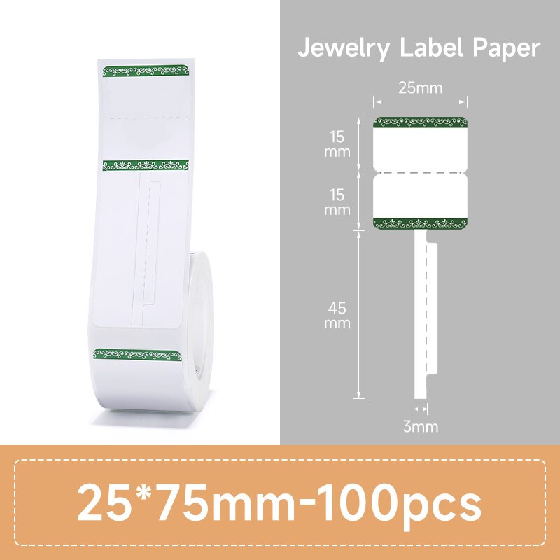 NIIMBOT B21 B3S Thermal Label 2 Rolls Clothing Price Food Self-adhesive Tag Waterproof Smart Office Pocket Printer Label Paper - KiwisLove