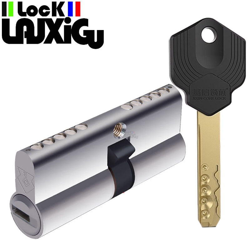 European standard cylinder lock cylinder door lock anti-theft door lock entry door cylinder lock outdoor door lock key lock - KiwisLove