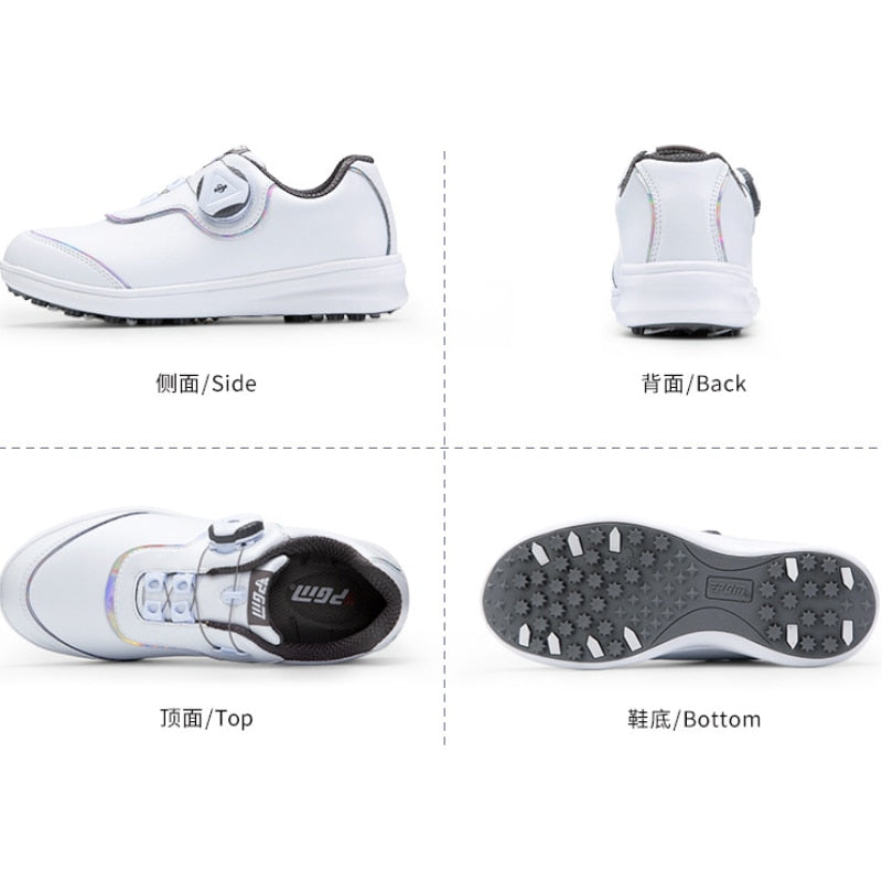 PGM kids Boys girls Golf Shoes Waterproof Anti-slip Light Weight Soft Breathable Universal Outdoor Children&#39;s Sports Shoes XZ231 - KiwisLove