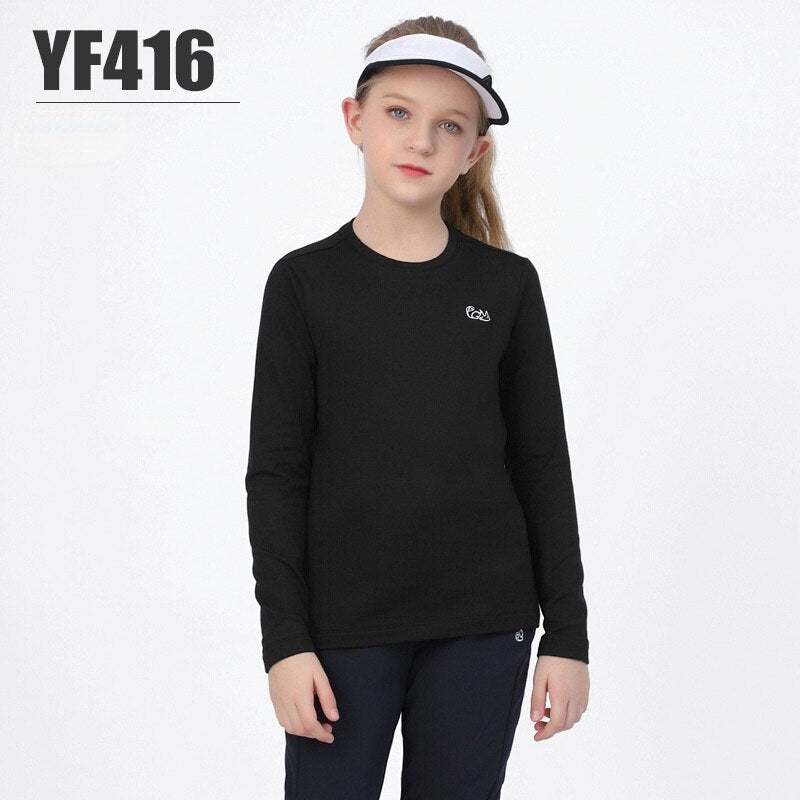PGM Autumn Winter Girls Shirt Long Sleeve Golf Clothing Keep Warm Outdoor Sports Bottoming-Shirt Ladies Slim Fit T Shirts YF416 - KiwisLove