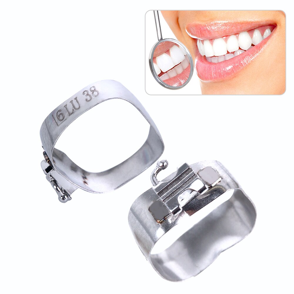 Dental Orthodontic 1st Molar Bands M Series Bands Prewelded With Buccal Tubes Conv Roth .022 Single U/1  L/1 - KiwisLove