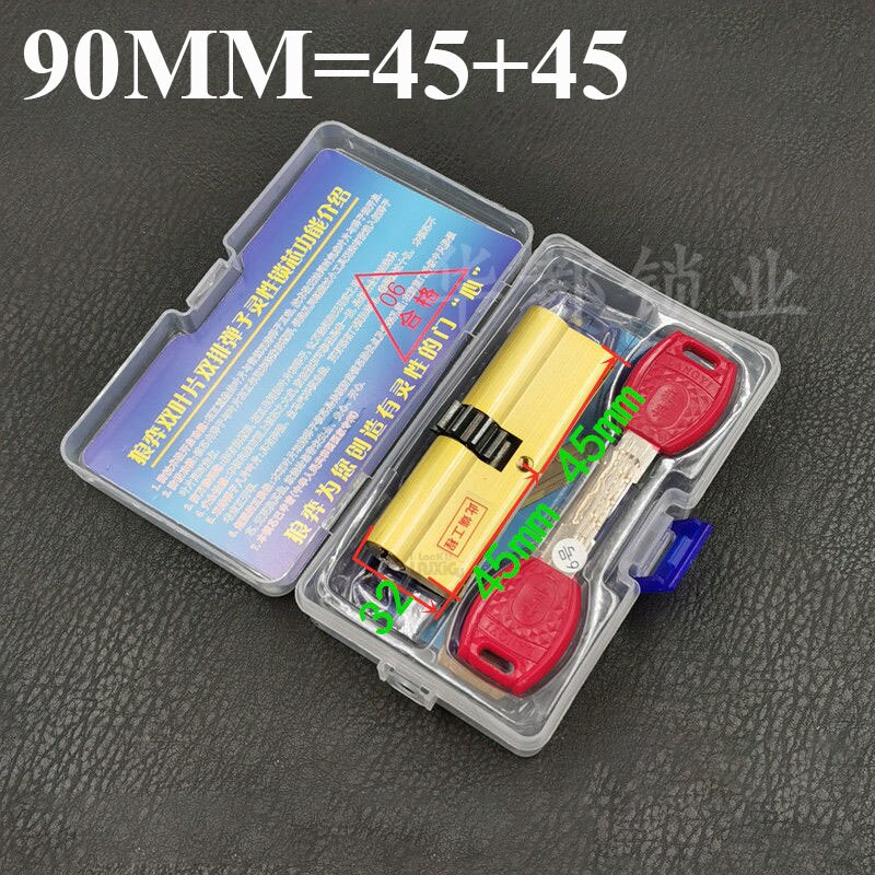 10 tooth Lock cylinder Anti-theft door lock outdoor door lock cylinder 10 tooth lock cylinder 10 gear lock living room door lock - KiwisLove