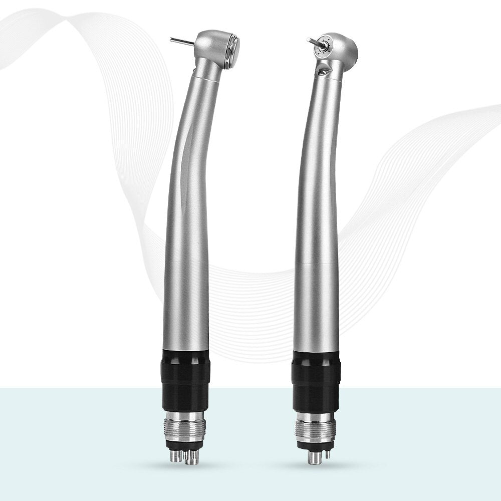 AZDENT 4 Hole Dental Handpiece LED E-generator Quick Coupler 4 Way Spray Clean Standard Head Push Button Chuck - KiwisLove