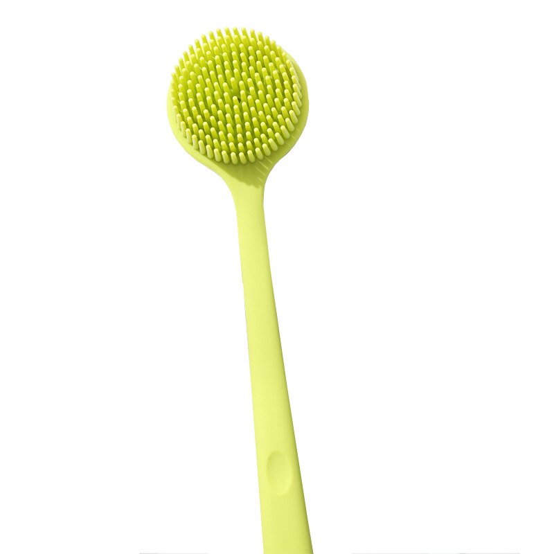 Multifunctional Silicone Brush Body Long Handle Double-Sided Bath Shower Brush Back Massage Exfoliation Wisp Body Scrub Brush - KiwisLove