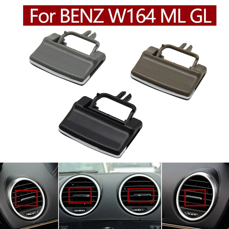 Front Rear AC Air Conditioning Vent Outlet Tab Clip Slider For Mercedes Benz W164 X164 M ML GL 300 350 450 500 2006-2011 - KiwisLove
