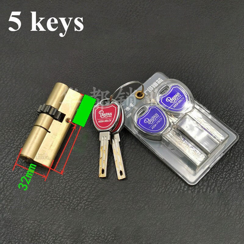 10 tooth Lock cylinder Anti-theft door lock outdoor door lock cylinder 10 tooth lock cylinder 10 gear lock living room door lock - KiwisLove